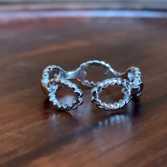 Titanium Steel Chain Link Ring - Picture 3 of 5